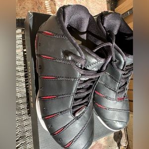 Converse Wade Mid Black and Red trimming .